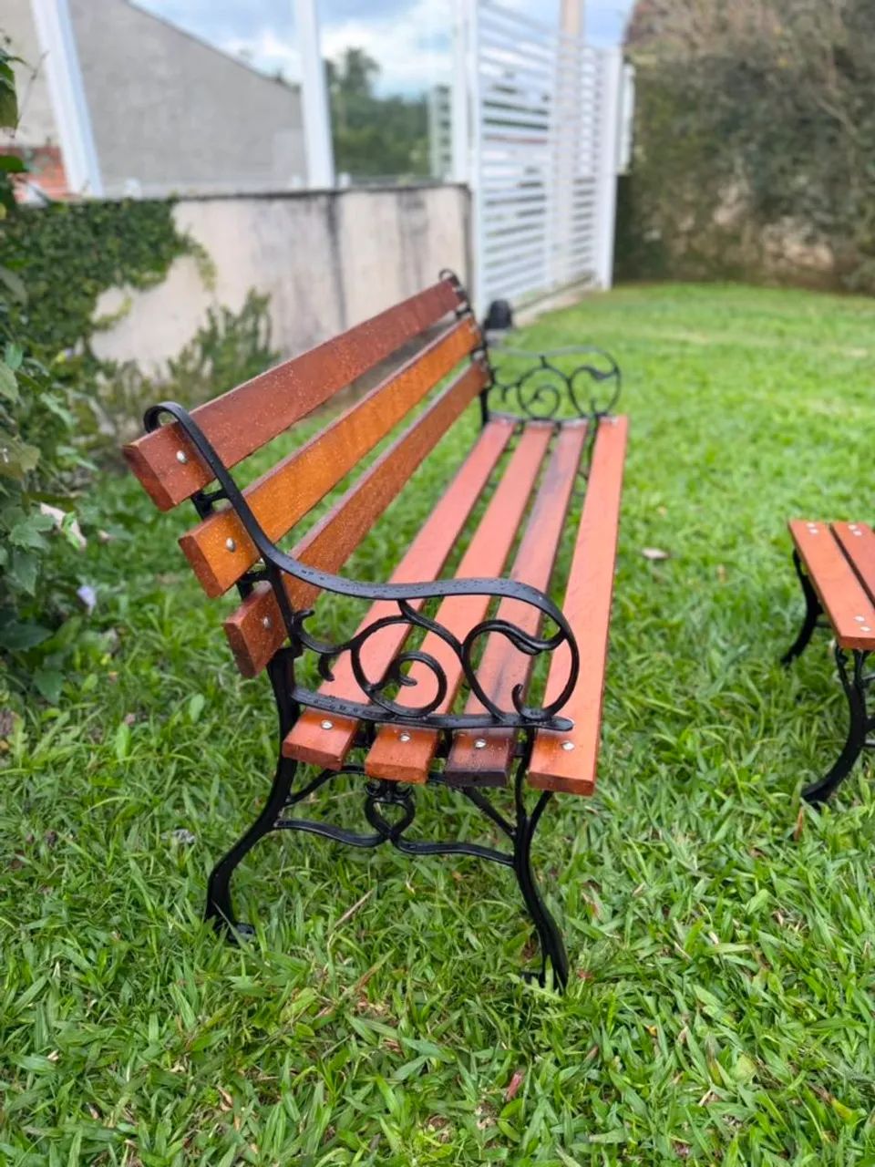 Conjunto banco de jardim  - Foto 2