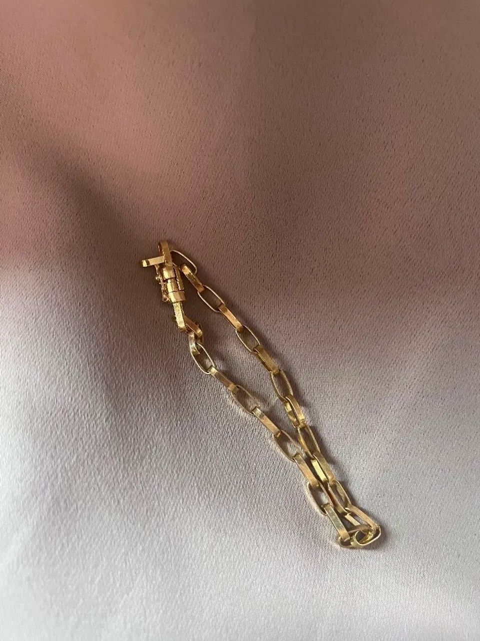 Pulseira idêntica ouro - 100% moeda antiga (Cartier - tijolinho) - Foto 5