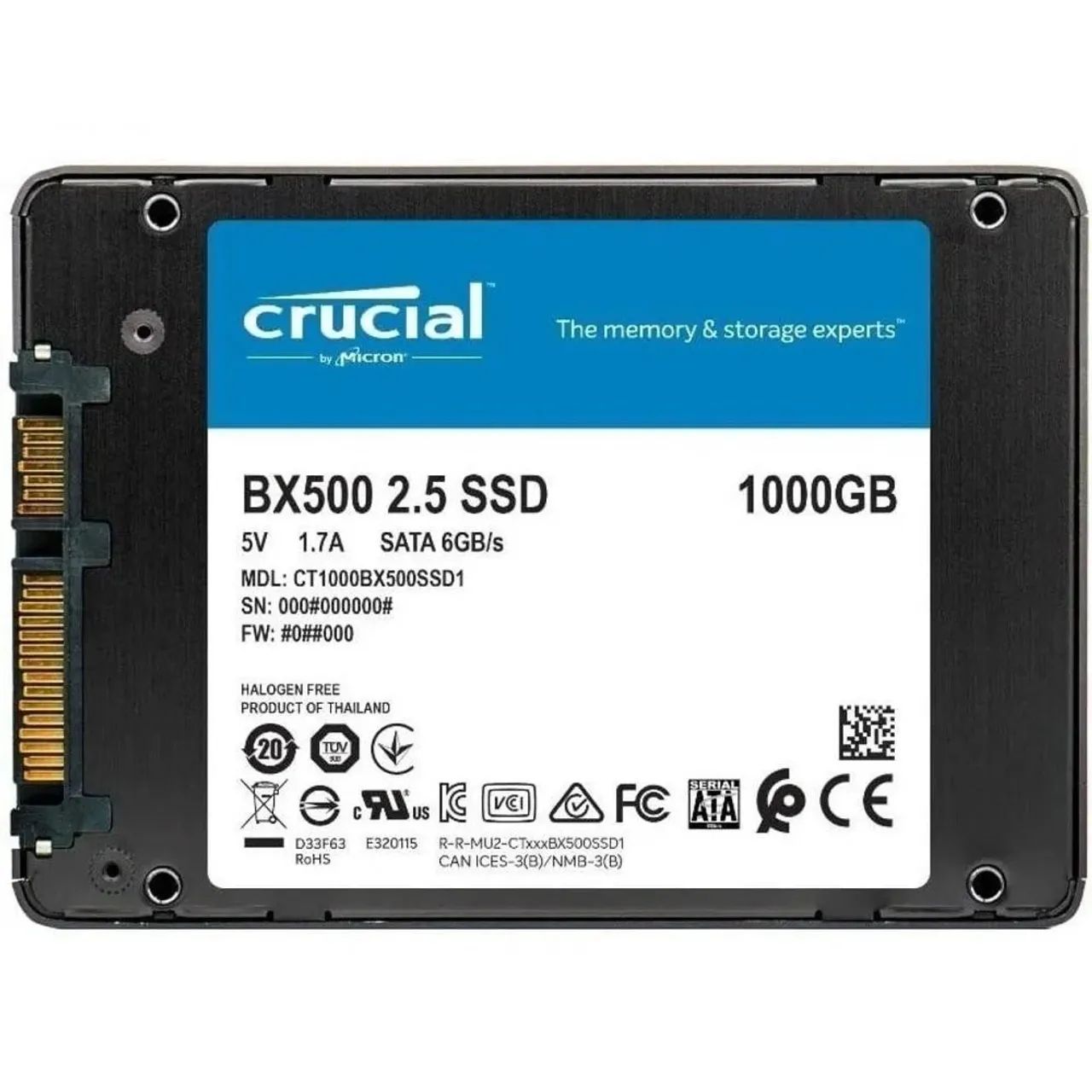 SSD CRUCIAL 1TB - Foto 2