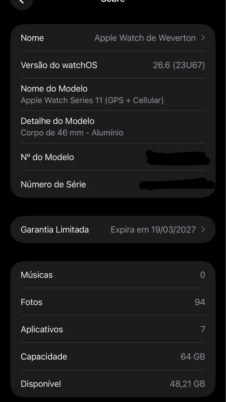 Apple Watch séries 11 GPS + celular  - Foto 2