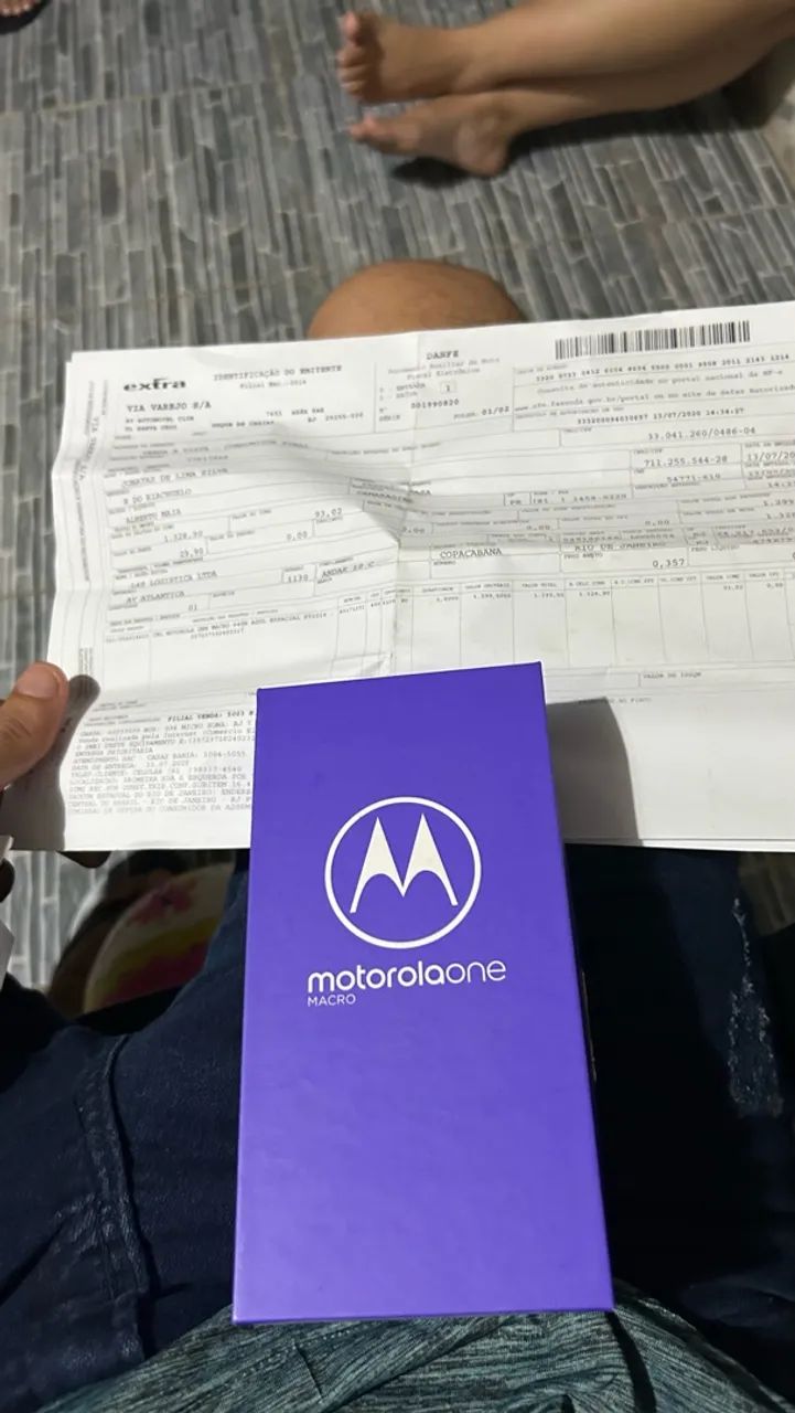 Motorola One Macro 64GB em perfeito estado - Foto 4