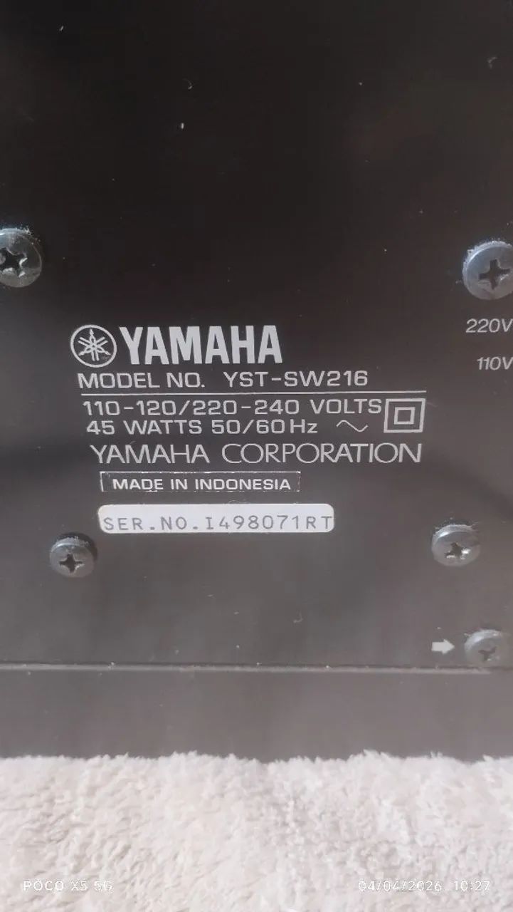 Subwoofer Yamaha 