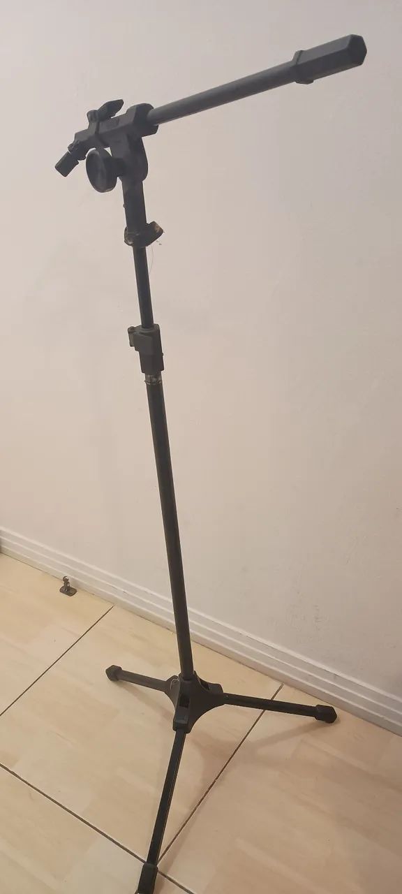 Pedestral girafa de ferro profissional para microfone  - Foto 4