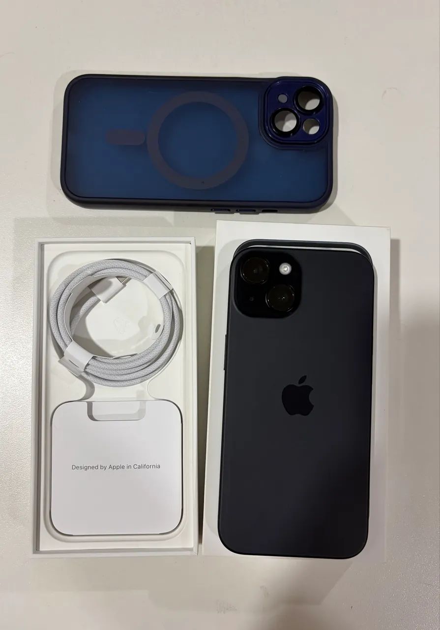 Iphone 15 128gb preto  - Foto 4