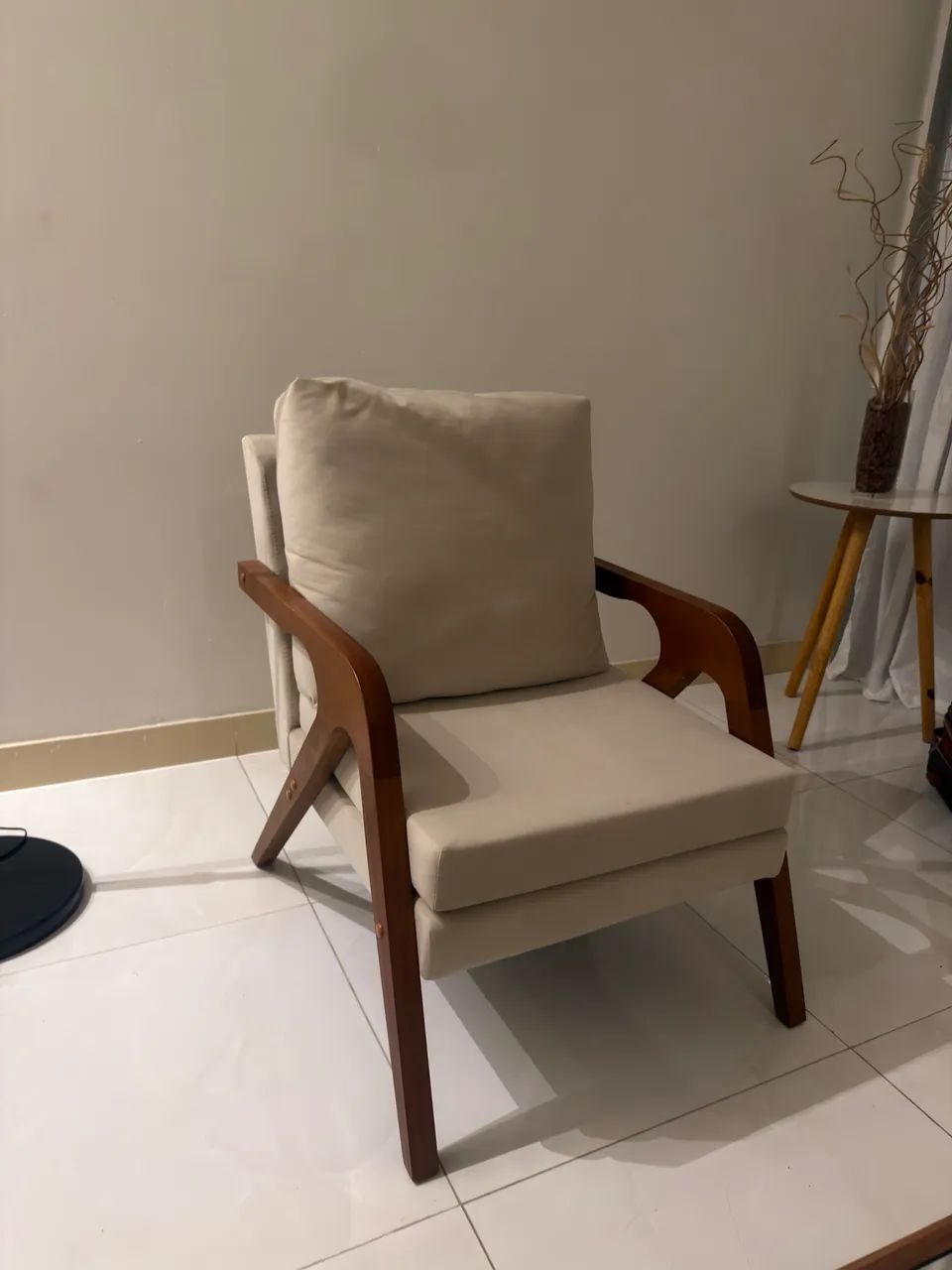 Kit poltronas bege 