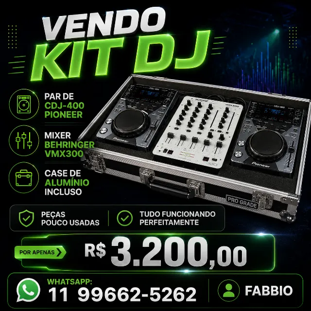 CDJ 400 PIONEER (2 unid) - Aparelhos de Som - Prainha, Santarém