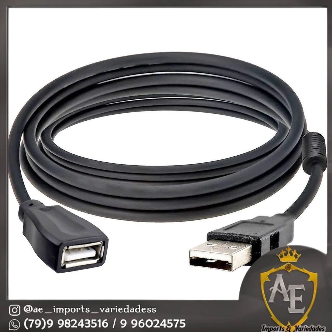 Cabo extensor USB 