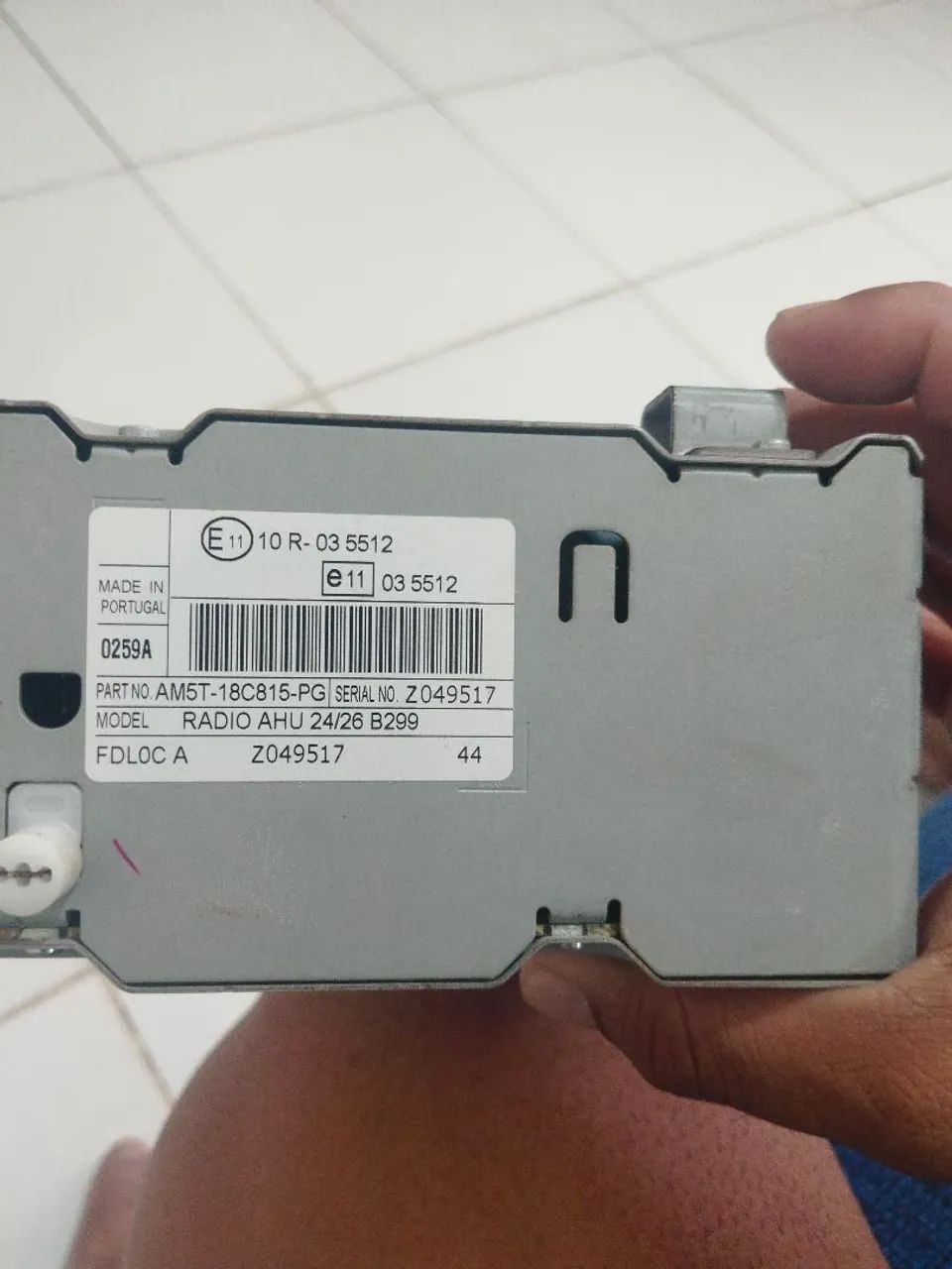 TOYOTA TDA-0026A カーナビ Multimídia original New fiesta - Peças para carros, vans e
