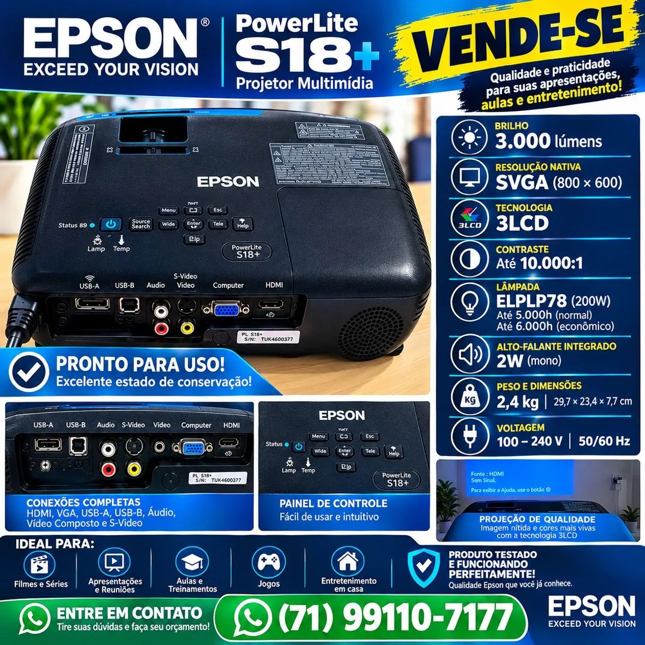 Projetor Epson