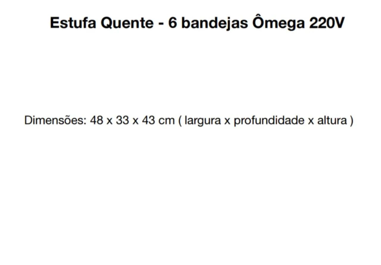 Estufa quente Omega 6 bandejas - Foto 4