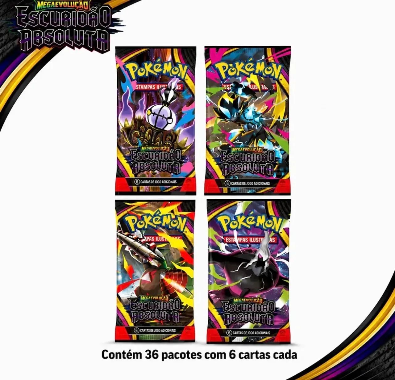 Box Display Pokémon ME05 Escuridão Absoluta