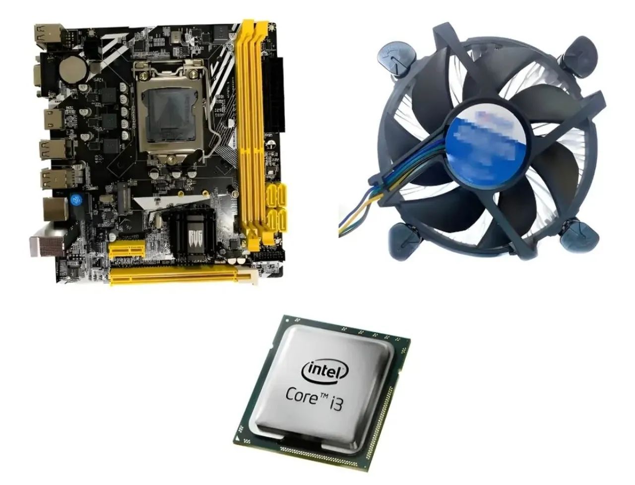 Kit placa mãe 1155 h61 Nvme + i3 3240 + Cooler  - Foto 4