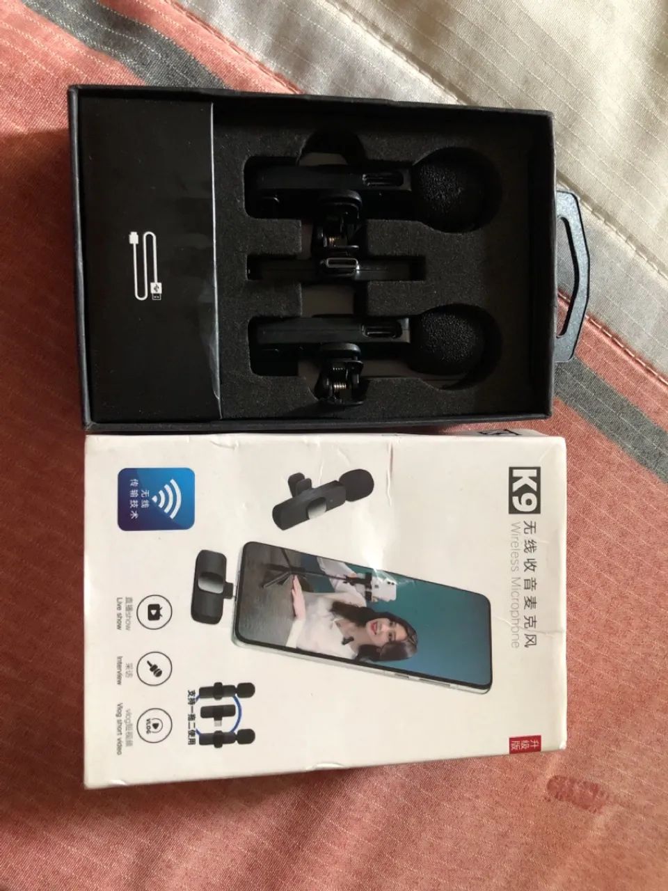 Microfone de lapela 