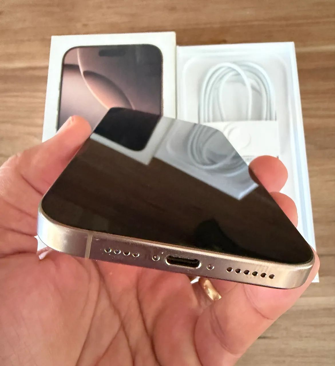  iPhone 16 pro MAX saúde bateria 100% oportunidade  - Foto 5
