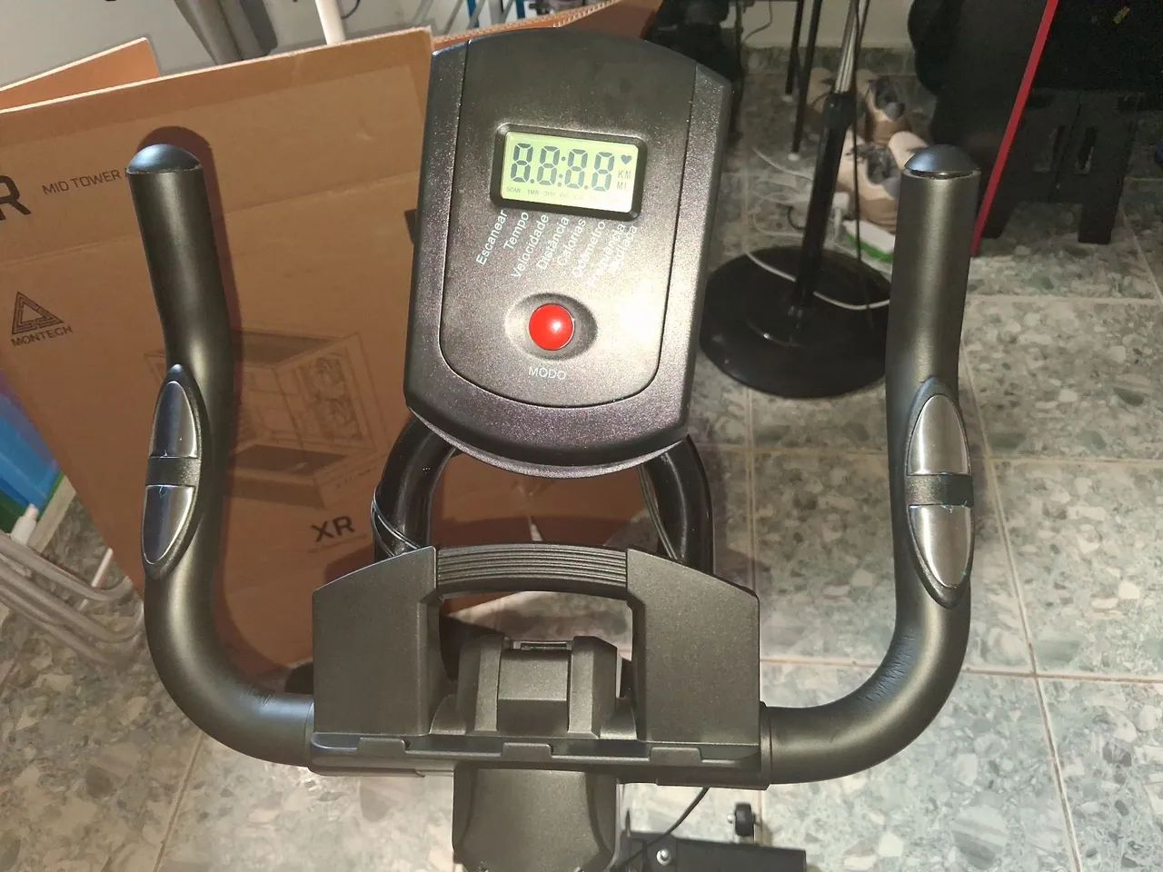 Treino em casa, bicicleta ergométrica compacta - Foto 3