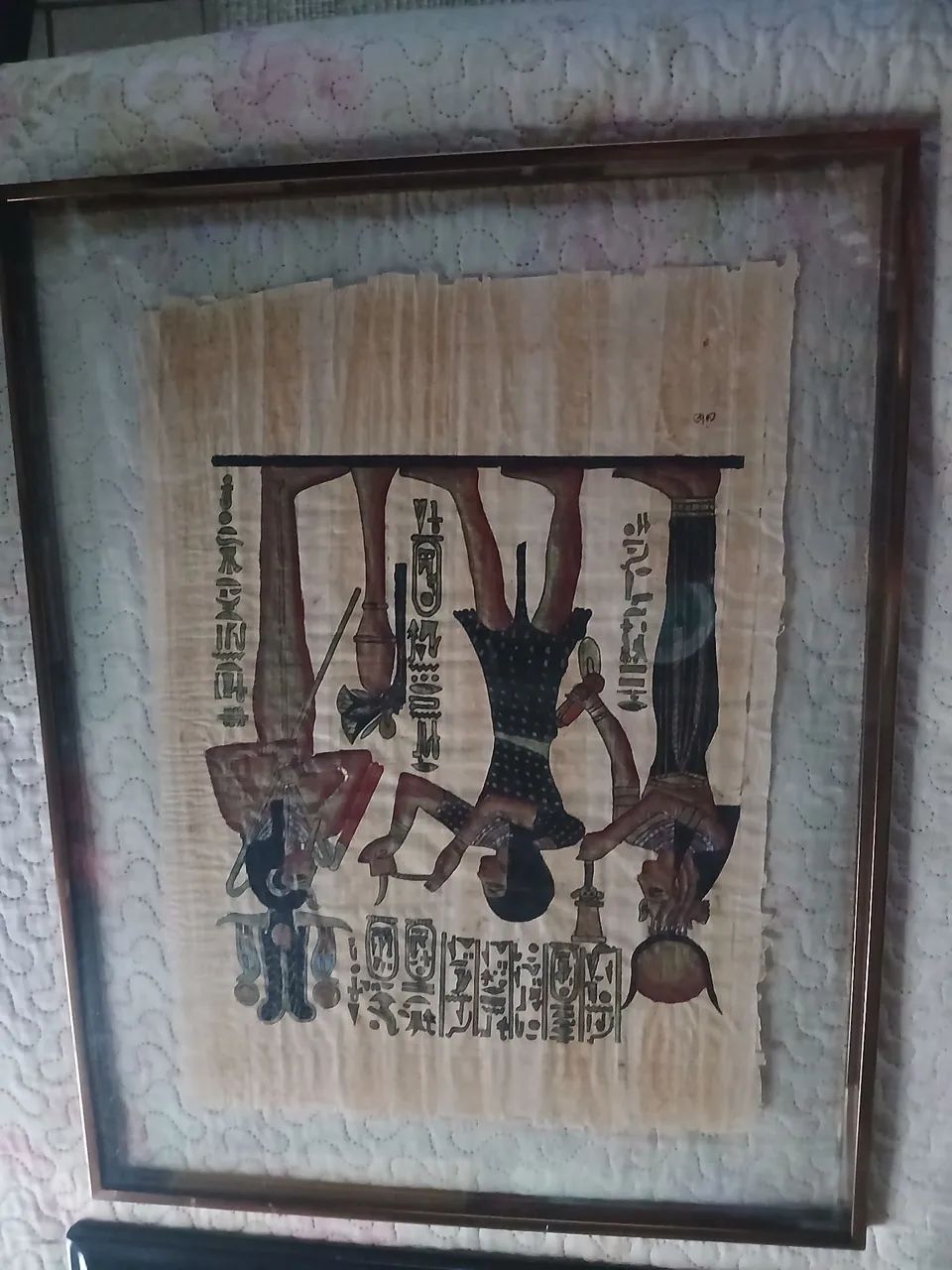 Quadro papiro egipcio antigo - Foto 3
