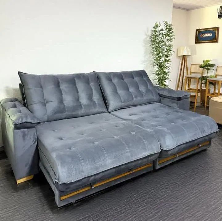 Sofá Retrátil e Reclinável de Luxo, com pillow top de 30 cm e molas ensacadas!  - Foto 3