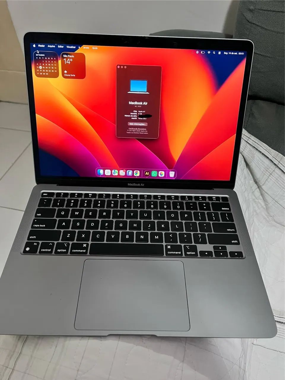 MacBook Air M1 2020 8GB - Perfeito Estado + Caixa - Notebooks
