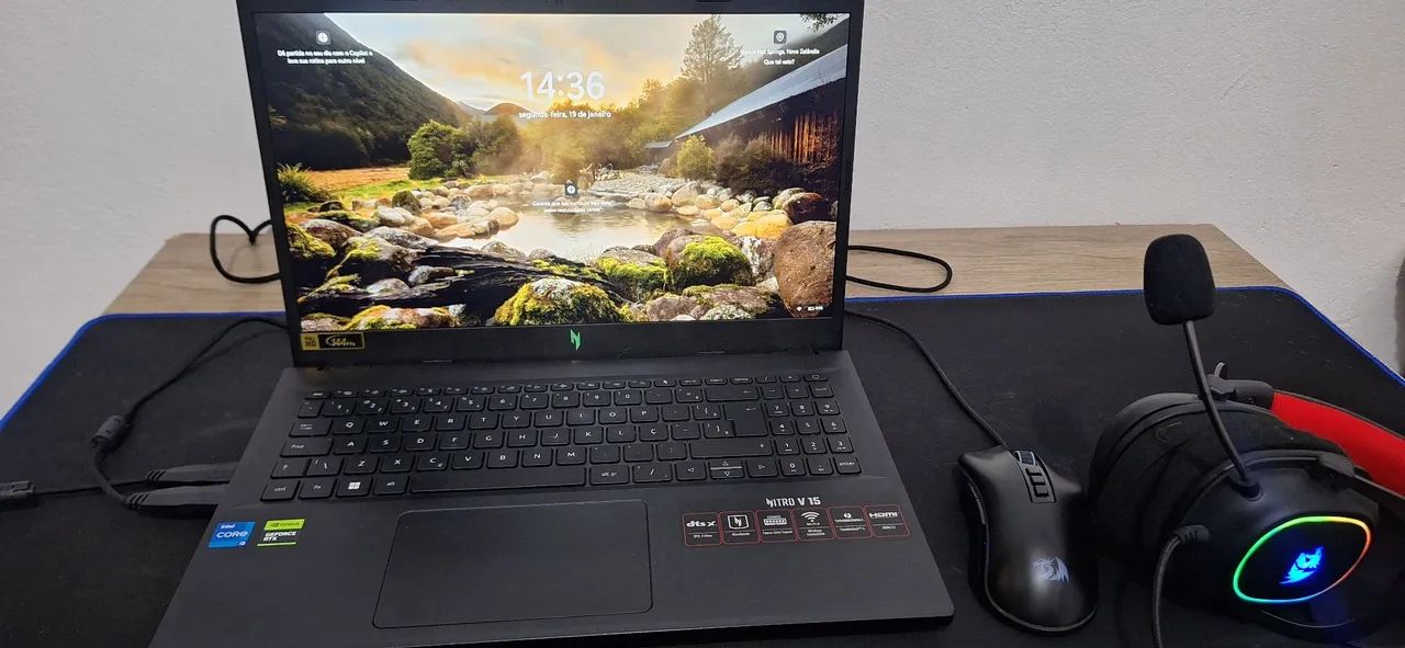 Notebook Gamer Nitro V15 core I5 RTX4050 Windows 11