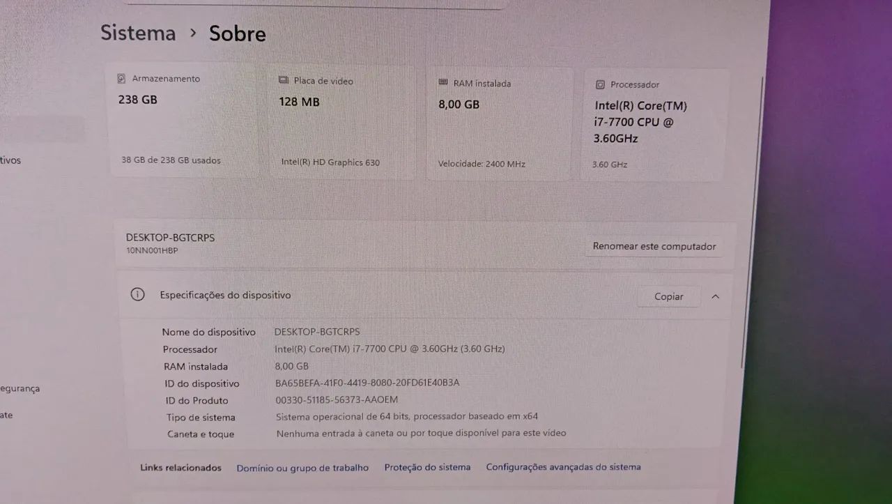Computador Lenovo V520s Intel i7 completo - Foto 5