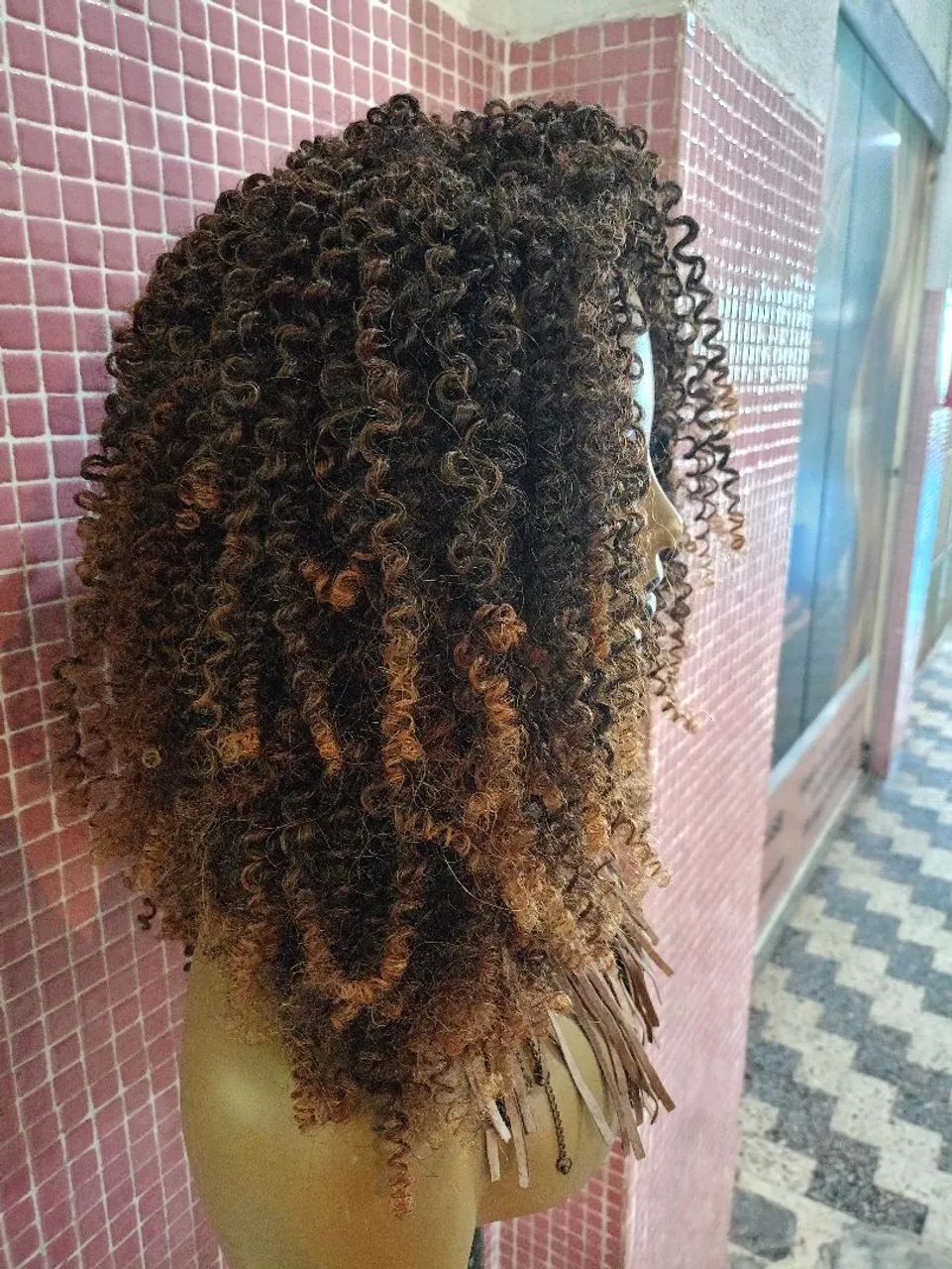 Wig bio fibra celada volumosa  - Foto 4