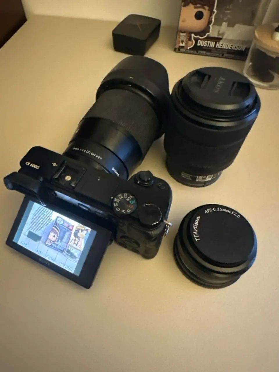 Camera Sony A6000 + lente 16mm, 35mm e 24mm - Foto 2
