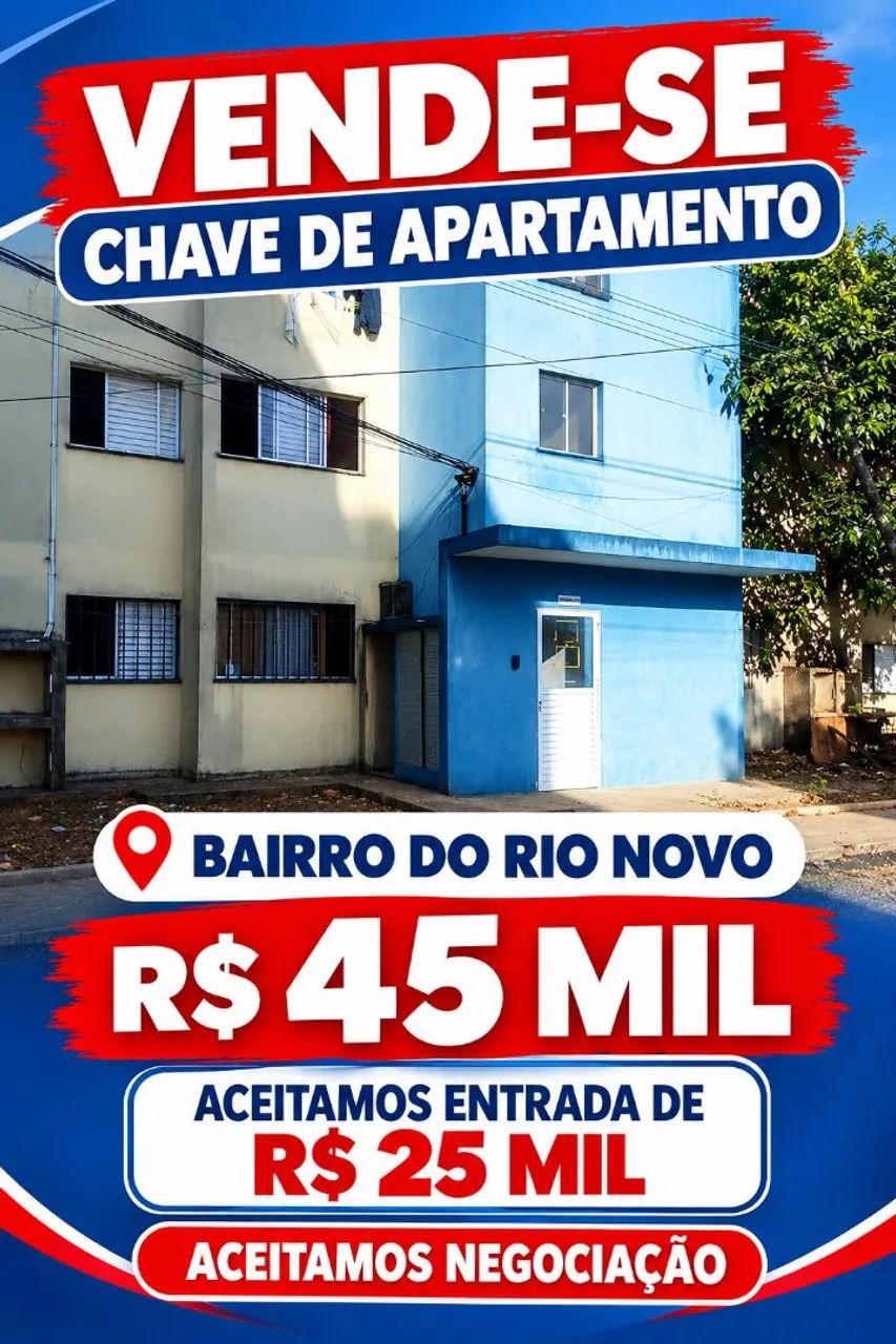 Vendo Chave de Apartamento Já Quitado .... 
