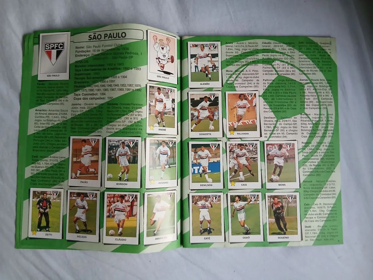 Álbum Campeonato Brasileiro de 1995 (completo) - Foto 4