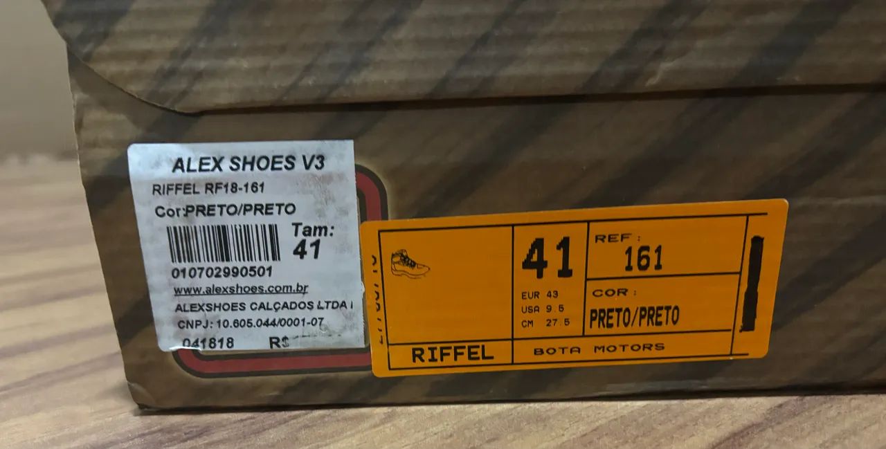 Bota Moto Riffel 41BR - Foto 5
