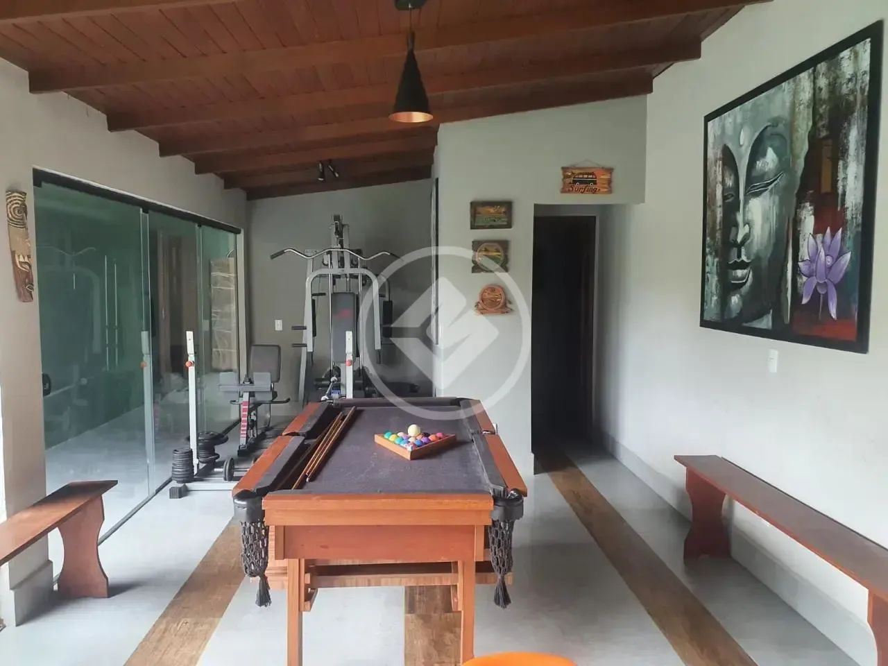 Casa Térrea com Piscina no Rio Tavares, Florianópolis - Foto 2