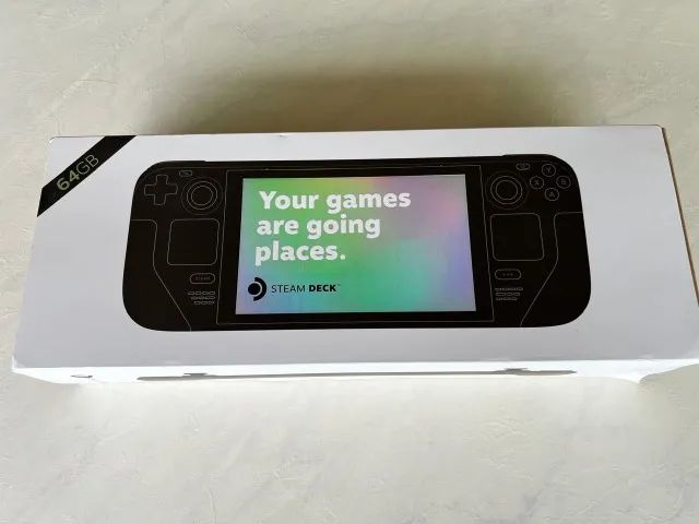 Console Valve Steam Deck 64GB + cartão SD card de 512GB - Consoles