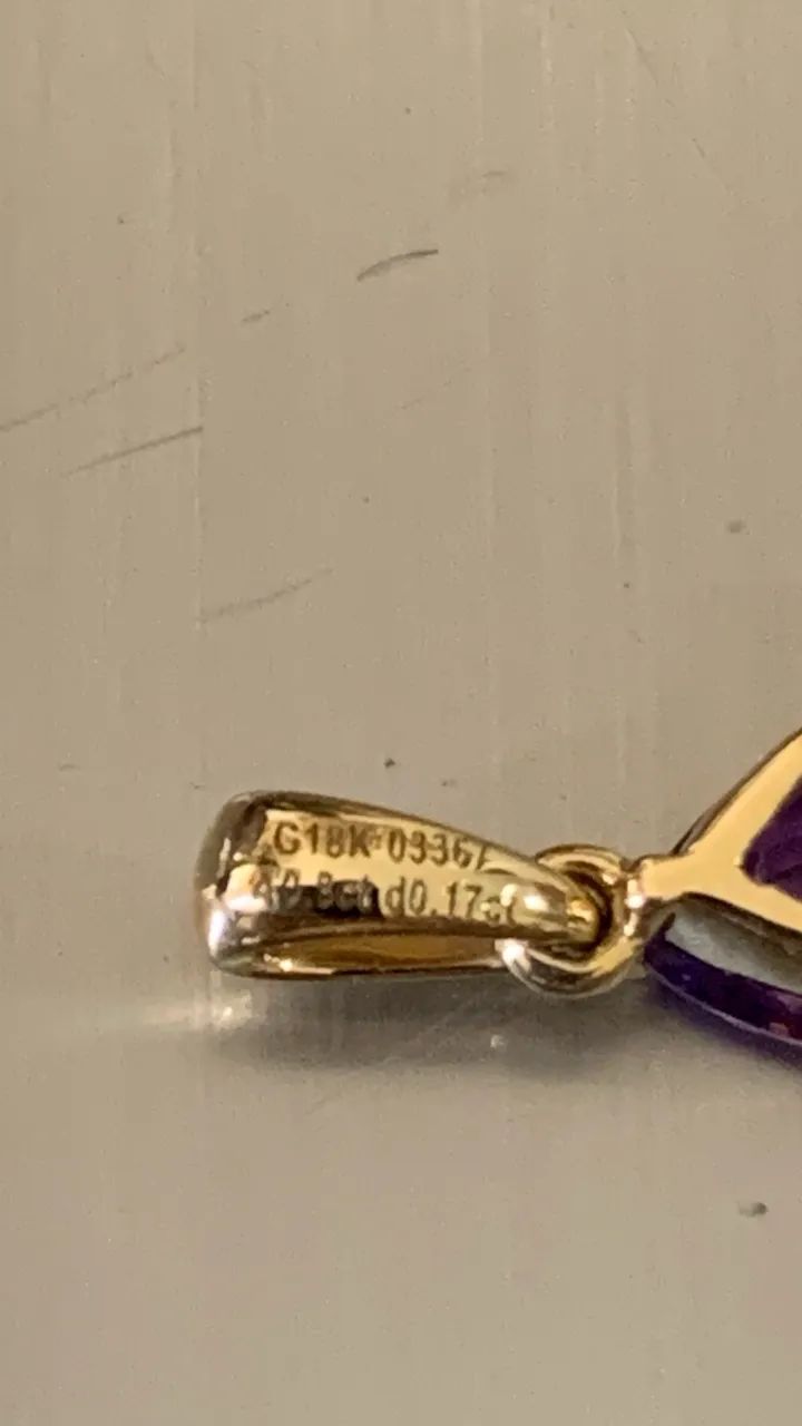 Delicado pingente de ouro 18 k - Foto 2
