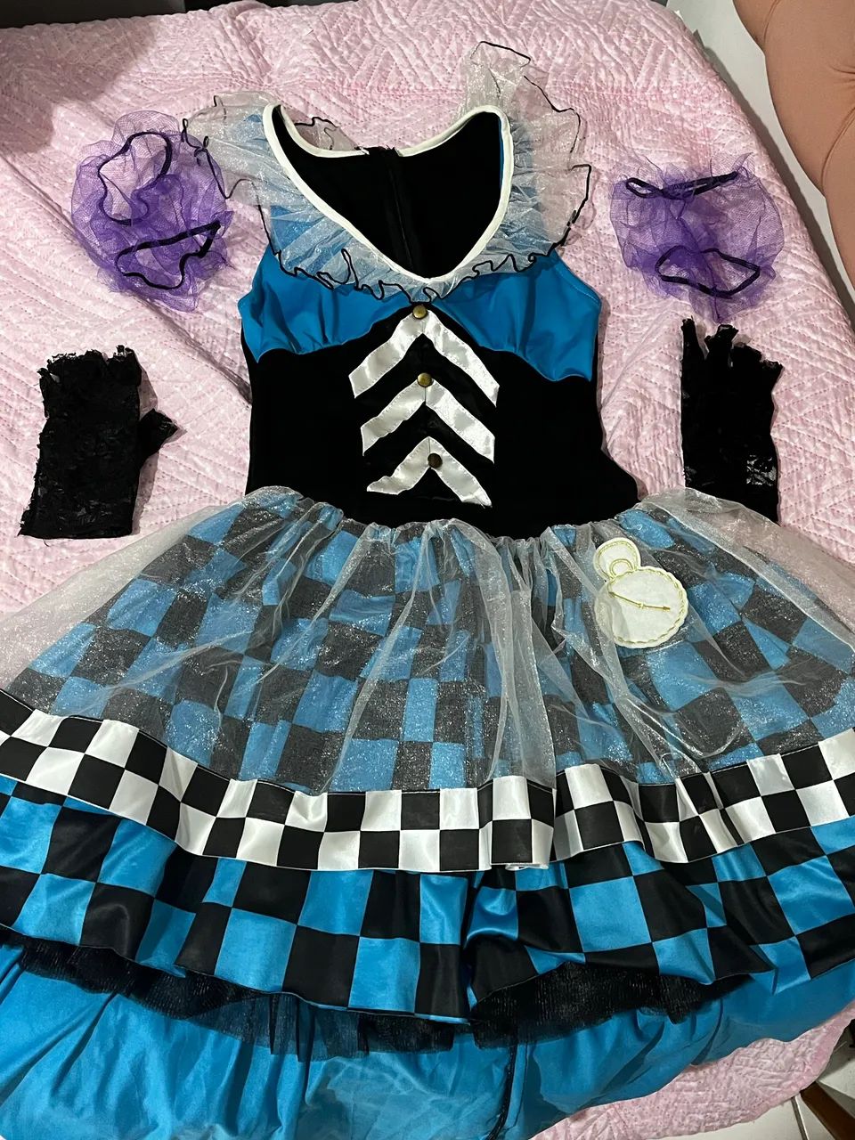 Fantasia de Alice no país das maravilhas (chapeleiro maluco ) 