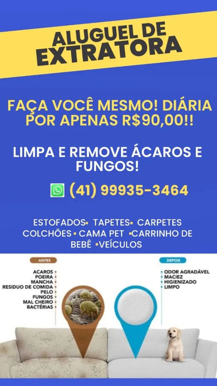 Locação de extratora WAP Profissional
