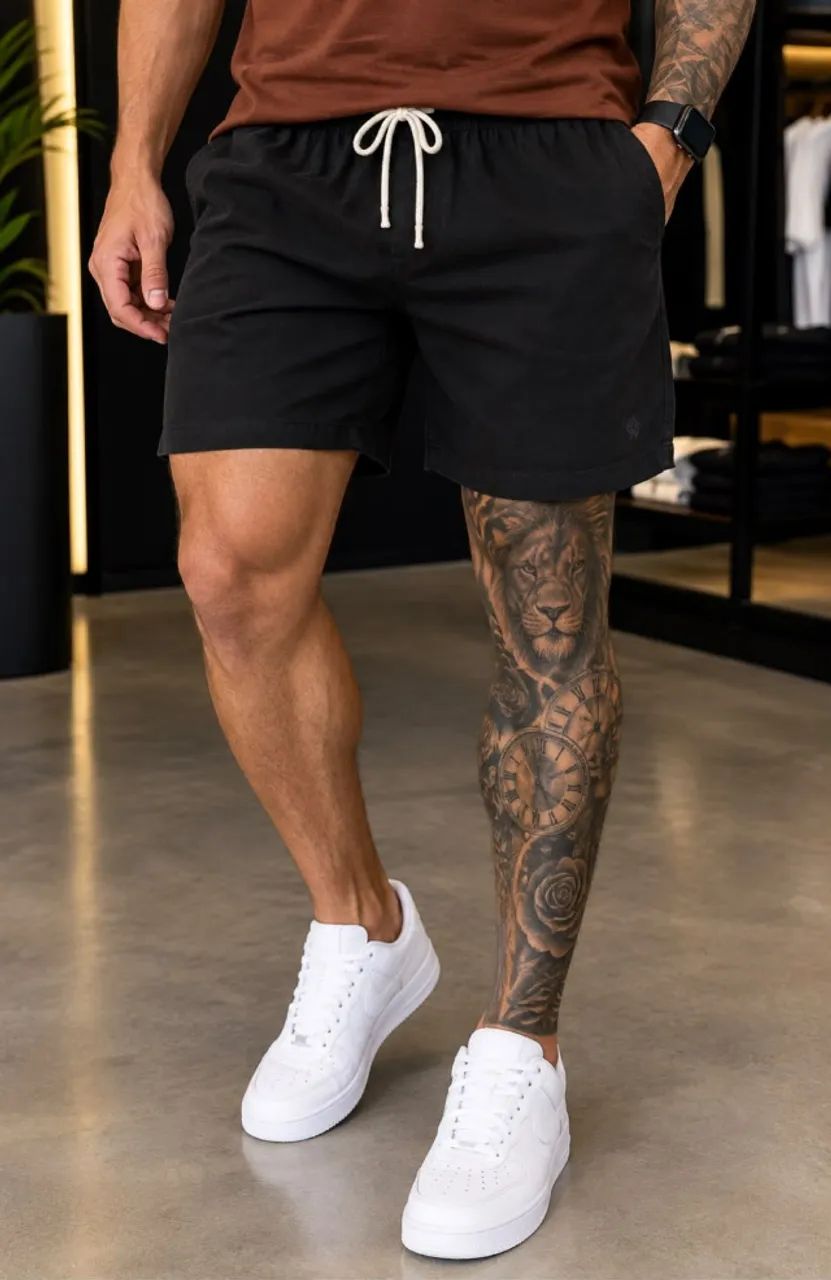 Short Masculino de Linho  - Foto 3