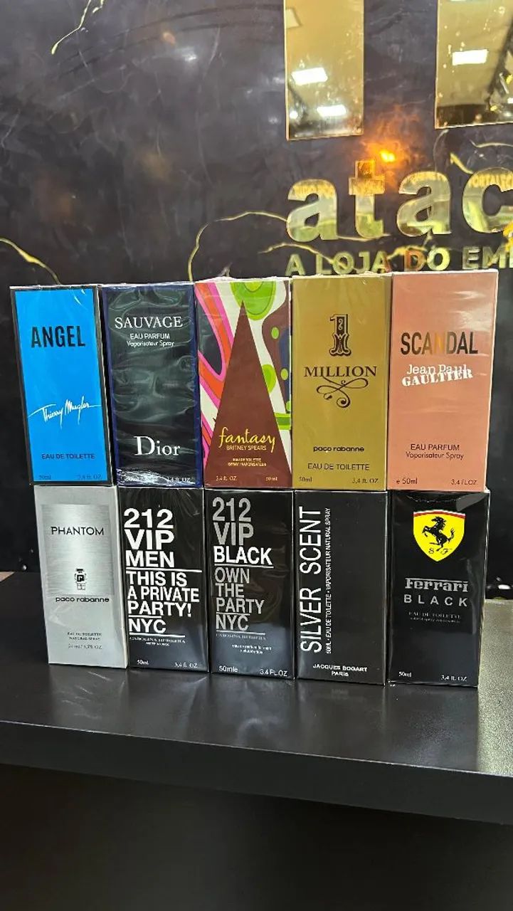 Perfumes de 50ml super fixação  - Foto 3