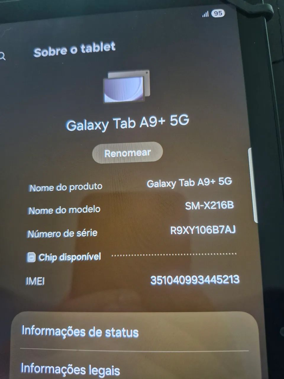 Galaxy tab a9+5g - Foto 5