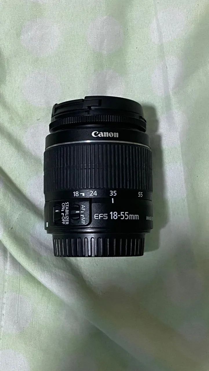 Vendo CÂMERA CANON EOS REBEL T3i + LENTE 18-55mm + 64GB - COMPLETA! - Foto 2