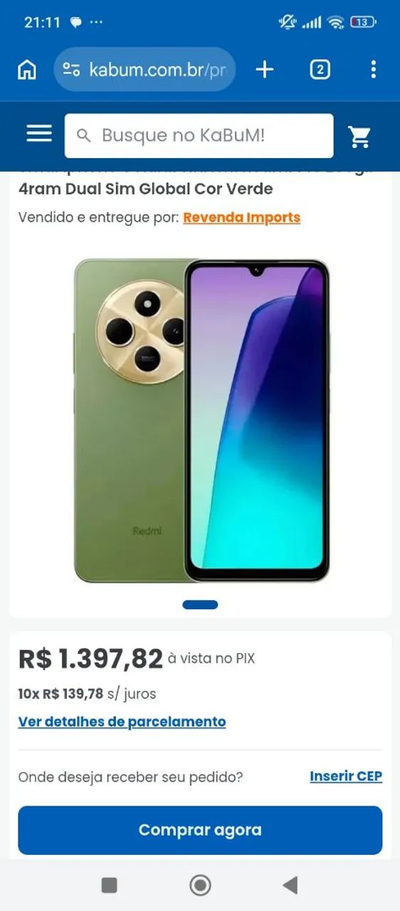 Vendo redmi 14 c novo  - Foto 2