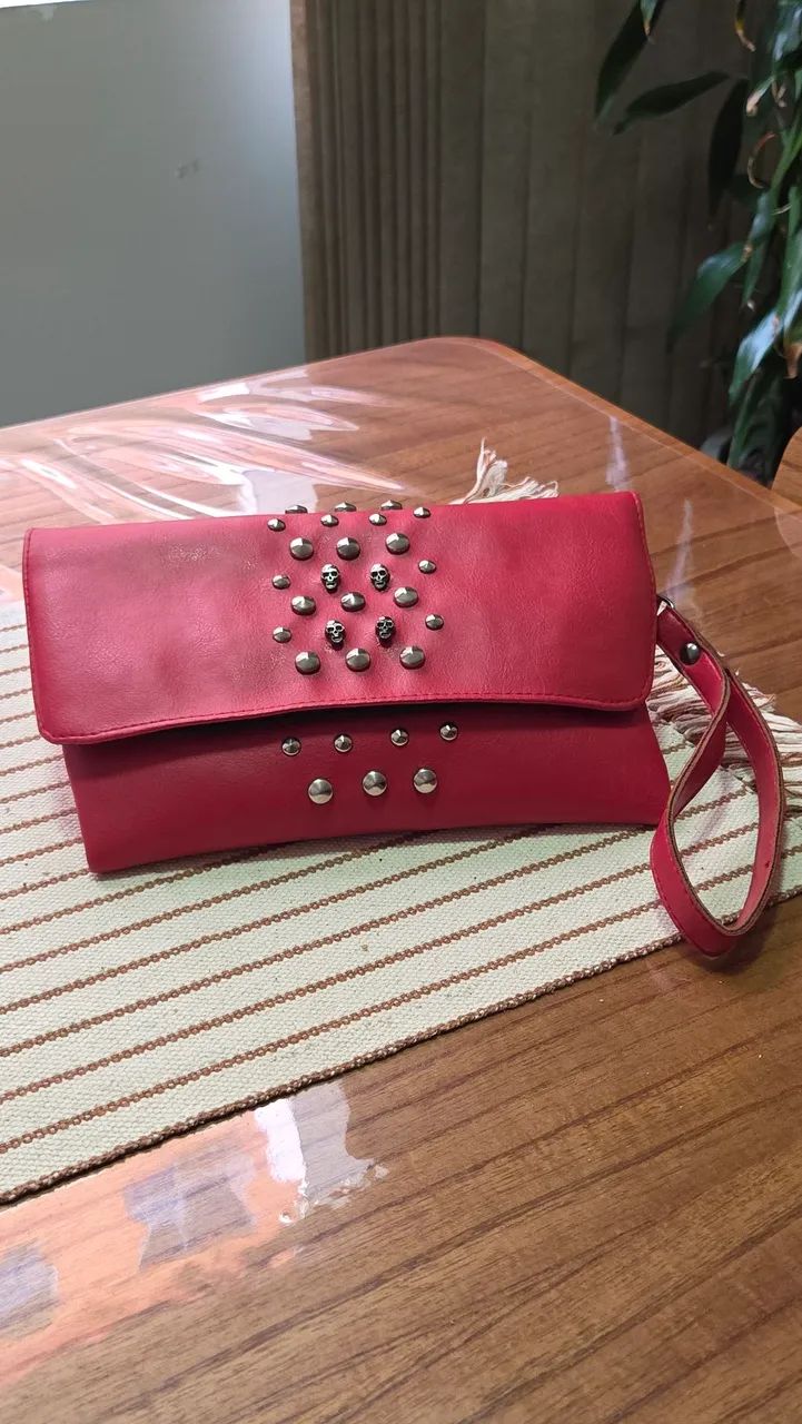 Bolsa Clucth Vermelha