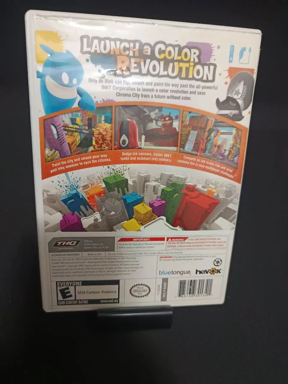 Jogo De Blob Nintendo Wii - Foto 2