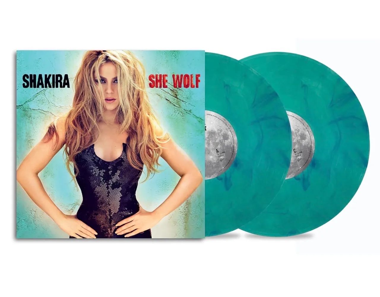 Shakira She Wolf Disco de Vinil LP azul - CDs, DVDs etc - Vila