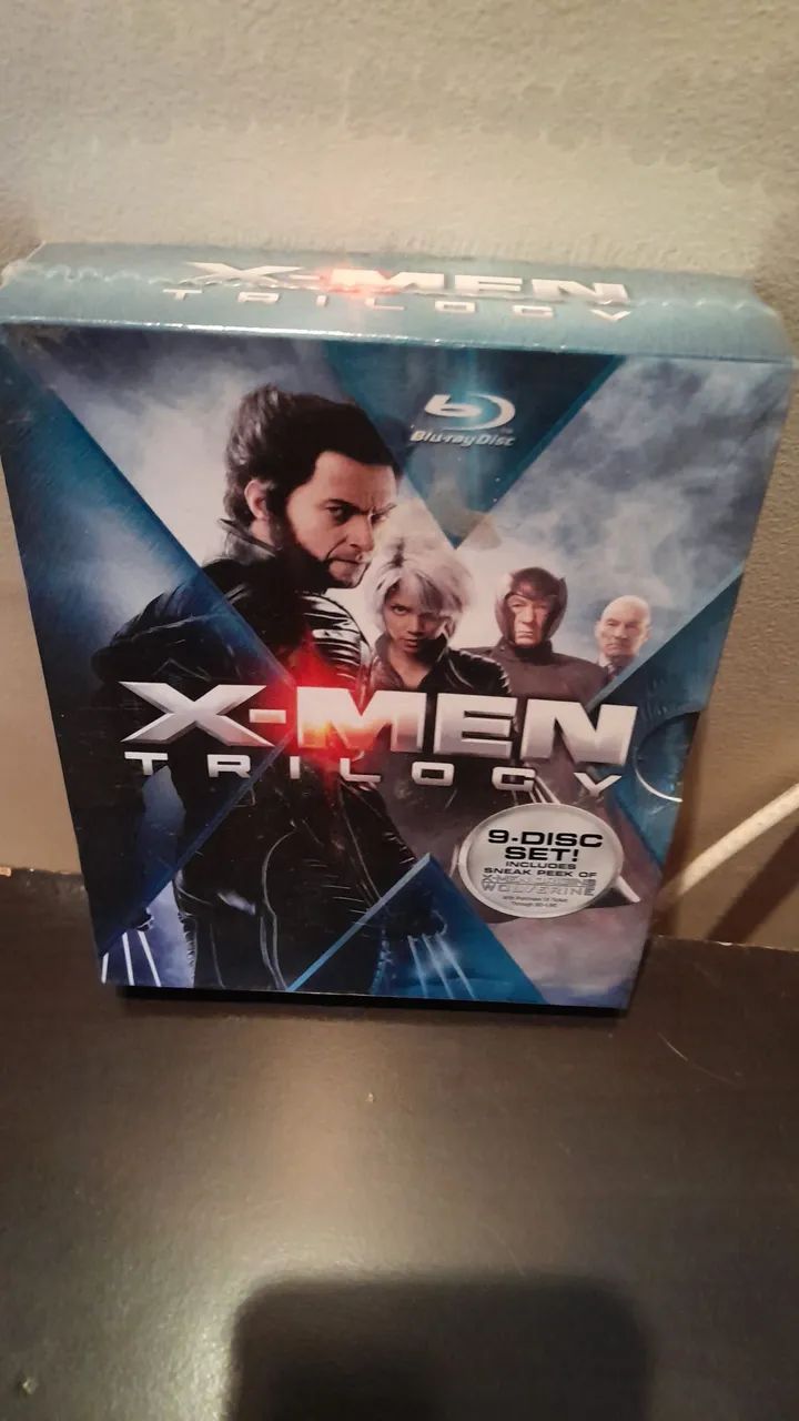Box Blu-ray Trilogia X- men ( filmes 1 ao 3/9 discos lacrado