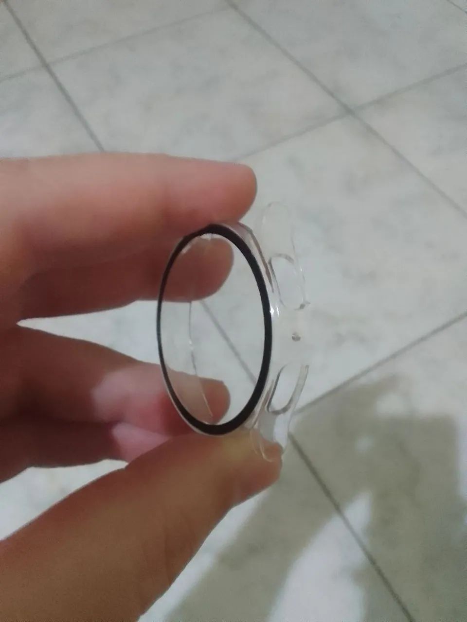 Capinha visor acrílico proteção Galaxy watch 4 - Foto 2