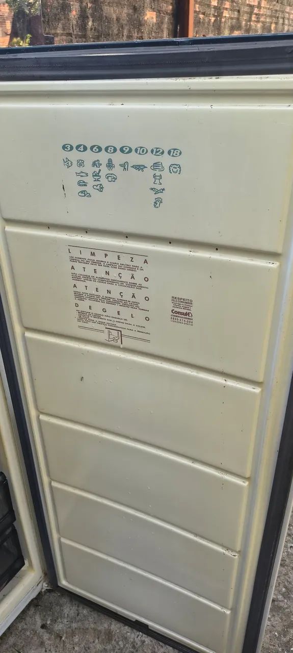 Freezer funcionando mais sem o demostado 