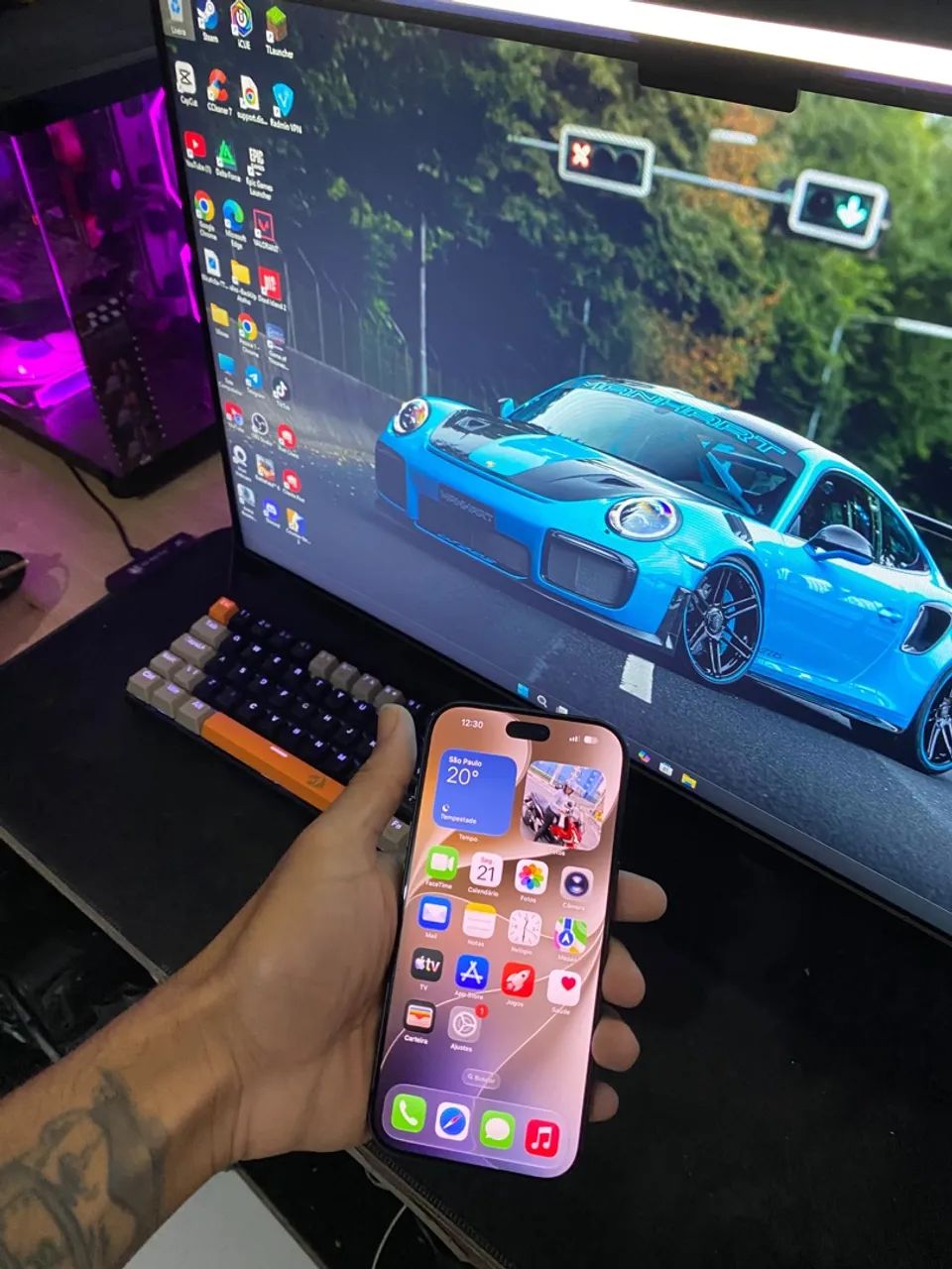 Iphone 18 - Pro Cinza - Foto 2
