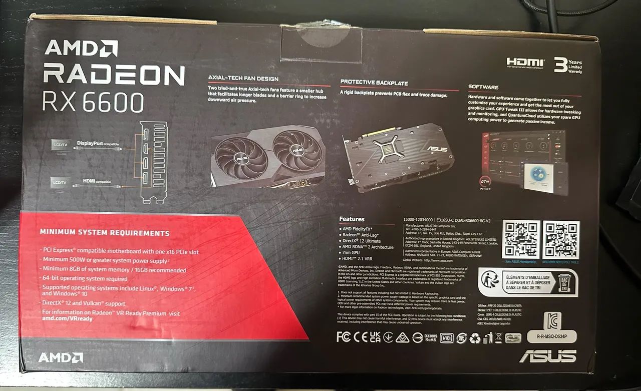 Placa de Vídeo RX6600  - Foto 2