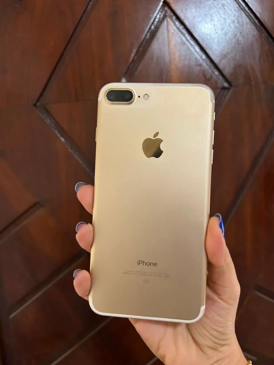 Vendo iPhone 7 Plus, dourado, 128gb - Foto 3