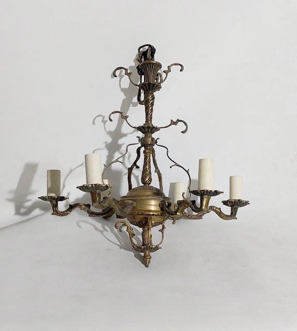 Lustre Bronze Luiz XV 