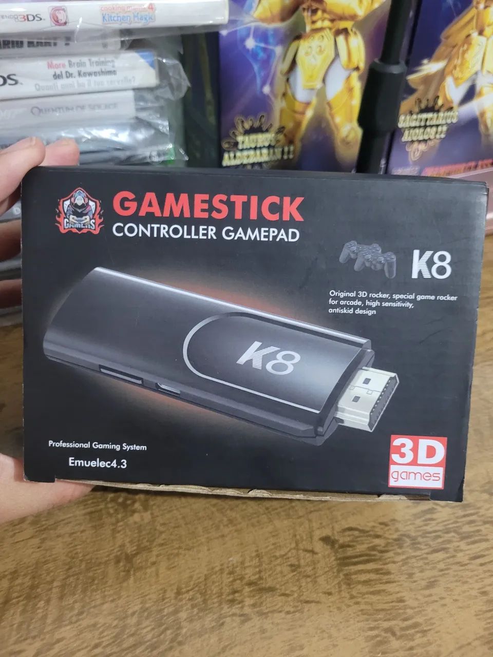 Game Stick K8 Retrô Com 2 Controles - Foto 3